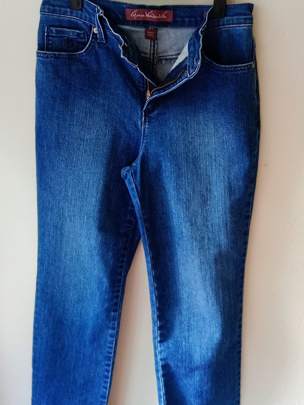 Gloria Vanderbilt Dark Blue Stretch Denim Jeans